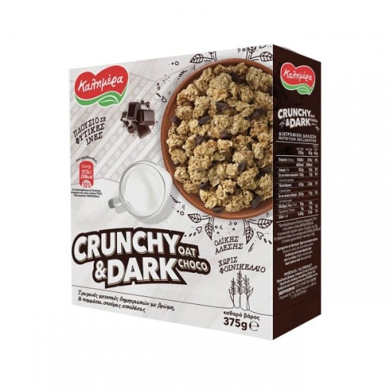 ΚΑΛΗΜΕΡΑ 375G CRUNCHY ΟΑΤ & DARK CHOCOLATE