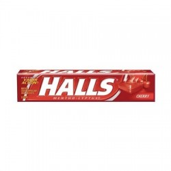 HALLS 32G ΚΑΡΑΜΕΛΕΣ CHERRY SUGAR FREE