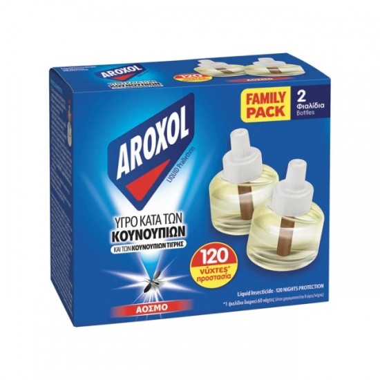AROXOL LIQUID 45MLx2 REFILL / 60 ΝΥΧΤ