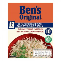 (-20%)BEN'S ORIGINAL 125Gx4 ΡΥΖΙ (ΦΑΚ.) ΜΑΚΡΥΚΟΚΚΟ 10'