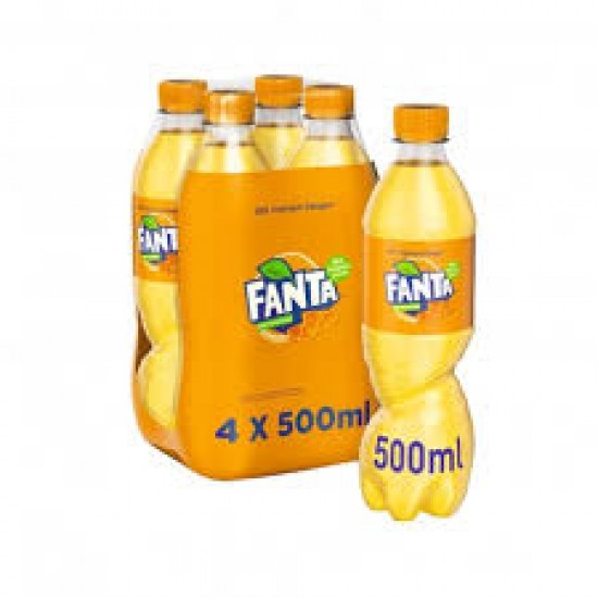 FANTA 500MLx4 ΠΟΡΤΟΚΑΛΑΔΑ ΚΟΚΚΙΝΗ