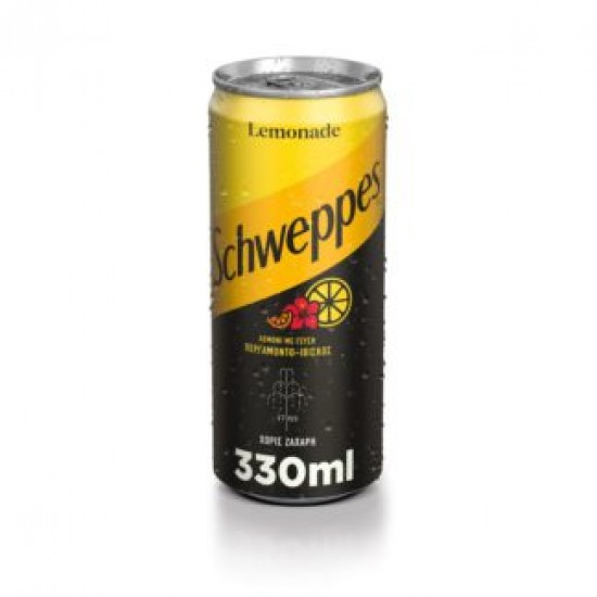 SCHWEPPES 330ML LEMONADE BERGA & HIBIS SLEEK