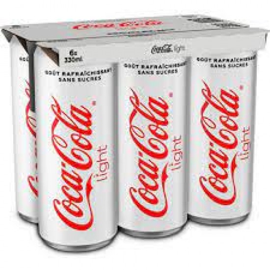 COCA COLA LIGHT 330MLx6 SLEEK KC