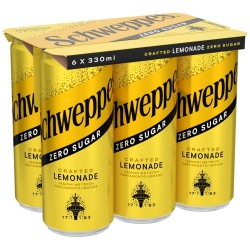 SCHWEPPES 330MLx6 LEMONADE BERGA & HIBIS SLEEK KC