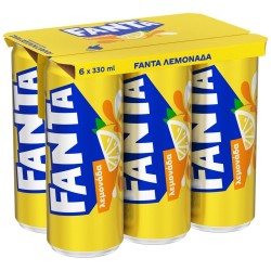 FANTA 330MLx6 ΛΕΜΟΝΙΤΑ SLEEK KC