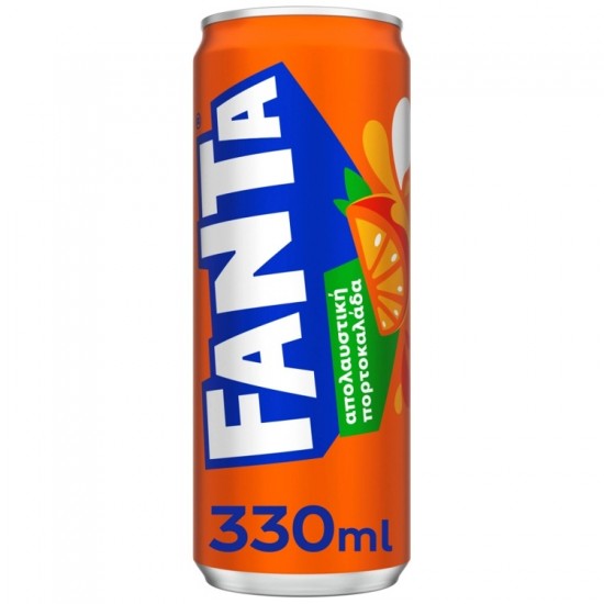 FANTA 330ML ΠΟΡΤΟΚΑΛΑΔΑ ΚΟΚΚΙΝΗ SLEEK