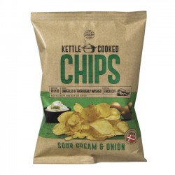 KETTLE COOKED 150G CHIPS SOUR CREAM & ΚΡΕΜΜΥΔΙ