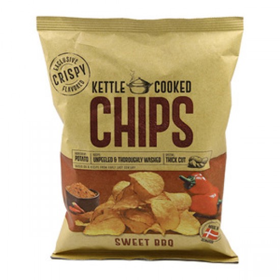 (-20%)KETTLE COOKED 150G CHIPS SWEET BARBEQUE