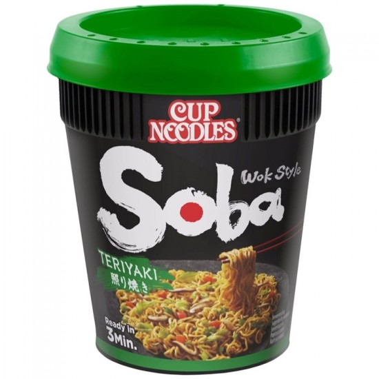 NISSIN 90G SOBA NOODLES CUP ΤΕΡΙΓΙΑΚΙ