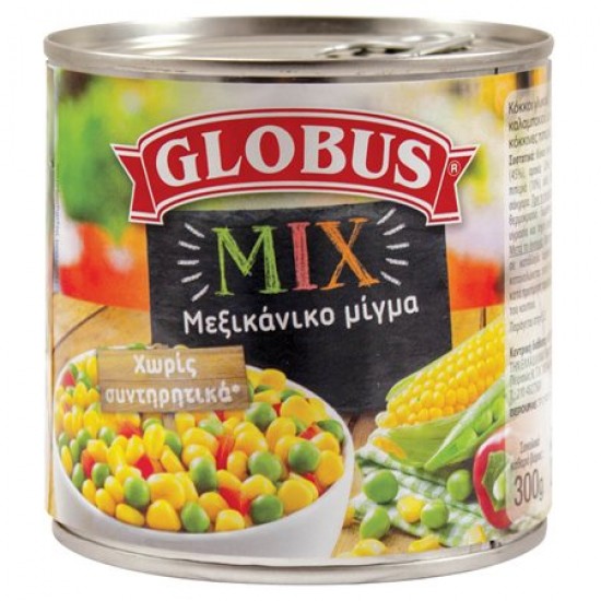 GLOBUS 280G MEXICAN MIX /ΚΟΝΣΕΡΒΑ