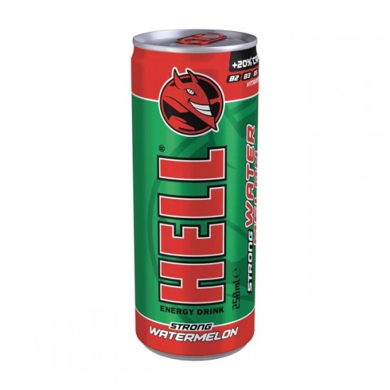HELL 250ML ENERGY DRINK WATERMELON