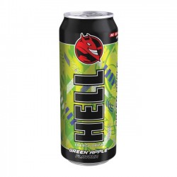 HELL 500ML ENERGY DRINK GREEN APPLE