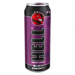 --HELL 500ML ENERGY DRINK BLACK CHERRY