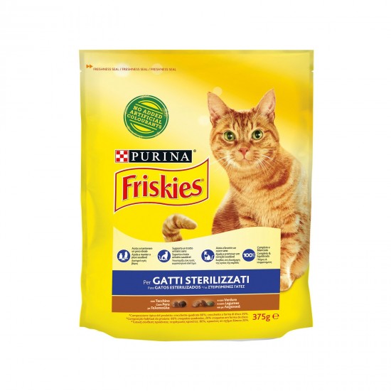 FRISKIES 375G Ξ.Τ ΓΑΤΑΣ ΓΙΑ ΣΤΕΙΡΩΜΕΝΕΣ ΓΑΛ/ΛΑΧΑΝ