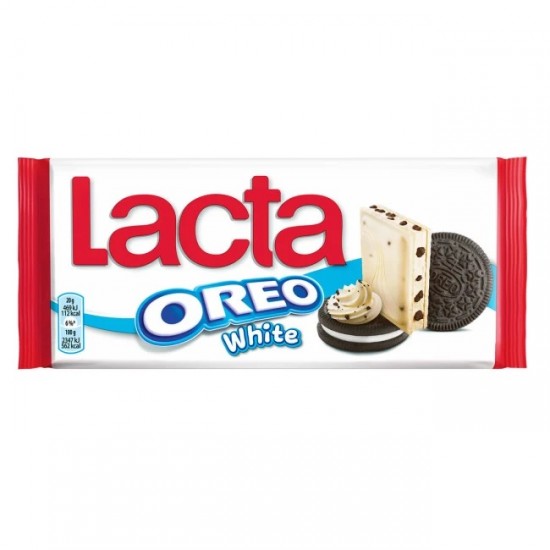 (-20%)LACTA 100G ΣΟΚΟΛΑΤΑ ΛΕΥΚΗ OREO WHITE