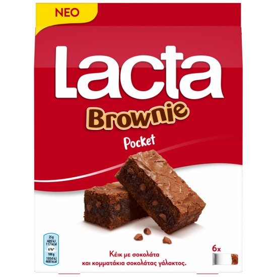 LACTA 150G ΚΕΙΚ BROWNIE POCKET