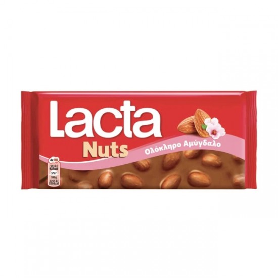 (-20%)LACTA 100G ΣΟΚΟΛΑΤΑ ΟΛΟΚΛΗΡΟ ΑΜΥΓΔΑΛΟ