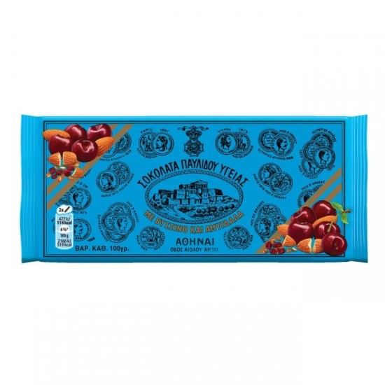 ΠΑΥΛΙΔΗΣ 100G ΣΟΚΟΛ ΥΓΕΙΑΣ ΒΥΣΣΙΝΟ & ΑΜΥΓΔΑΛΟ
