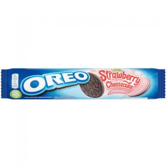 OREO 154G ΓΕΜΙΣΤΑ ΜΠΙΣΚΟΤΑ ΜΕ ΦΡΑΟΥΛΑ CHEESECAKE