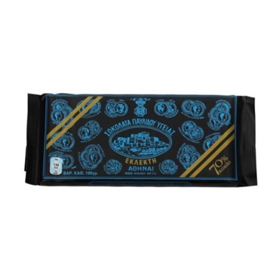 (-10%)ΠΑΥΛΙΔΗΣ 100G ΣΟΚΟΛΑΤΑ ΥΓΕΙΑΣ 70%