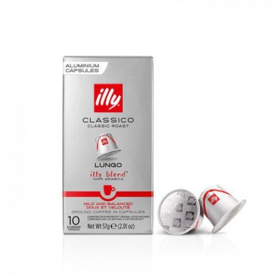 ILLY 5,7Gx10 ΚΑΨΟΥΛΕΣ ESPRESSO CLASSICO LUNGO
