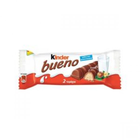 KINDER 43G BUENO ΓΚΟΦΡΕΤΑ ΜΕ ΓΑΛΑ & ΠΡΑΛΙΝΑ