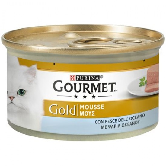 GOURMET 85G ΓΑΤΑΣ GOLD ΜΟΥΣ ΨΑΡΙΑ ΩΚΕΑΝΟΥ