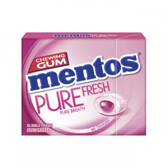 MENTOS PURE FRESH SLIM BOX BUBLE FRESH SUG. FREE