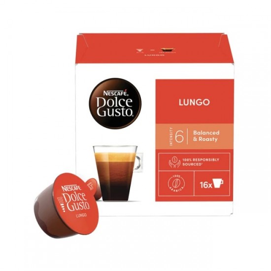 NESCAFE 16-CAPS/89,6G DOLCE GUSTO ESPRESSO LUNGO