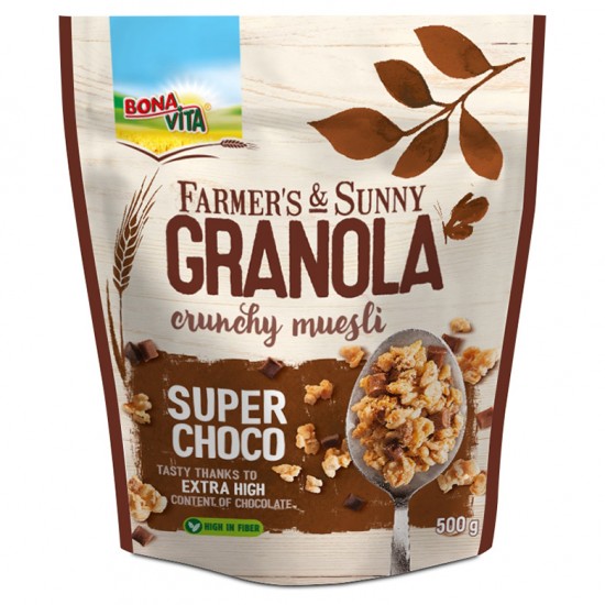 (-30%)BONAVITA 500G GRANOLA SUPER CHOCO / ΣΑΚ