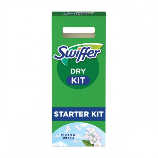 SWIFFER DRY & WET KIT (8 ΣΤΕΓΝΑ +3 ΥΓΡΑ ΠΑΝΑΚΙΑ)
