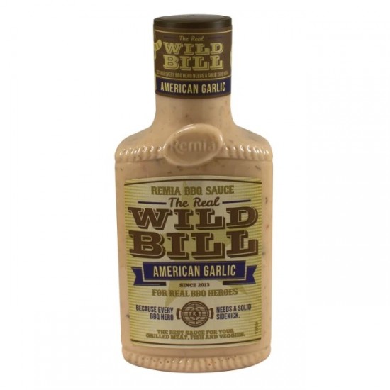 REMIA 'WILD BILL' 450ML AMERICAN GARLIC BBQ SAUCE