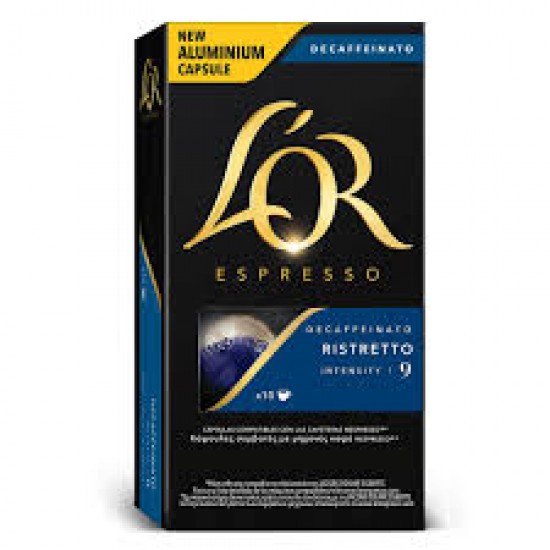 LOR 5,2Gx10 ΚΑΨΟΥΛΕΣ ESPRESSO RISTRETTO DECAF
