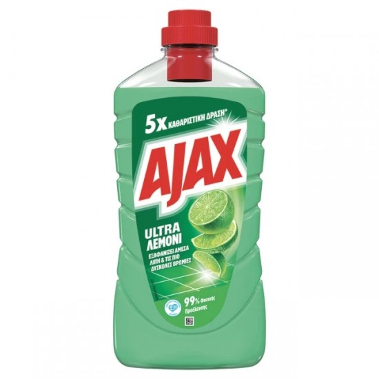 (-38%)AJAX 1L ΥΓΡΟ ΚΑΘ/ΚΟ ULTRA ΛΕΜΟΝΙ