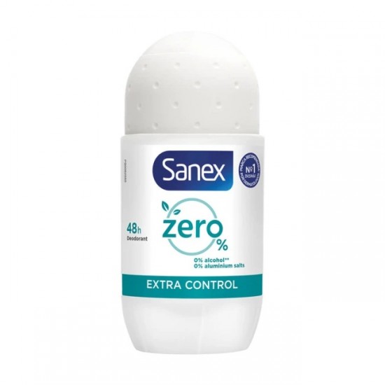 (-50%)SANEX 50ML ROLL ON ZERO% EXTRA CONTROL