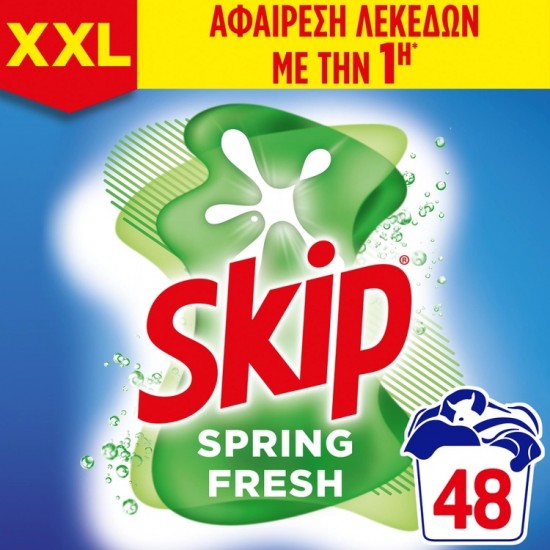 (-28%)SKIP 48MEZ SPRING FRESH ΣΚΟΝΗ ΠΛΥΝΤΗΡΙΟΥ