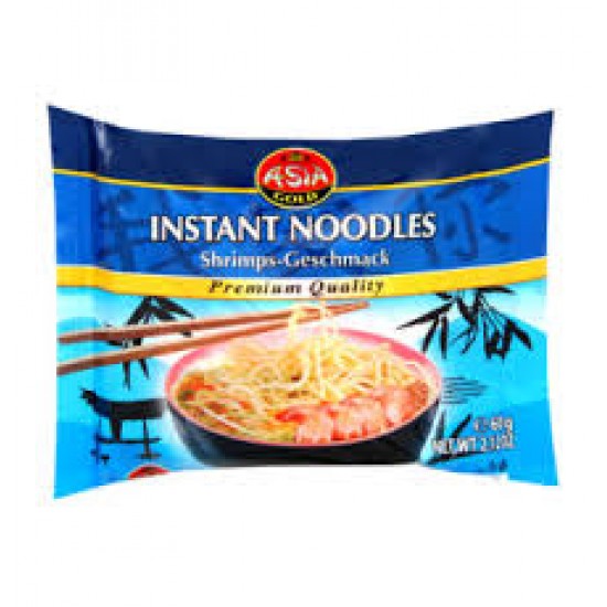 (-10%)ASIA GOLD 60G INSTANT NOODLES ΓΑΡΙΔΕΣ