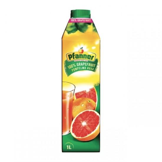 PFANNER 1L ΡΟΖ ΓΚΡΕΪΠΦΡΟΥΤ 100% ΦΥΣΙΚΟΣ ΧΥΜΟΣ